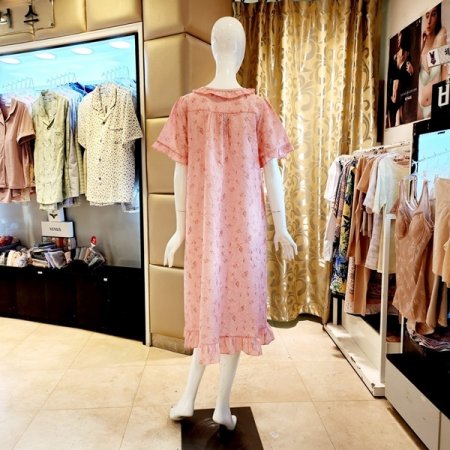 러블리 잔꽃나염 여름 원피스 잠옷