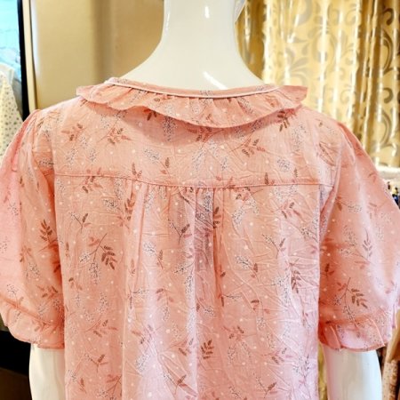 러블리 잔꽃나염 여름 원피스 잠옷