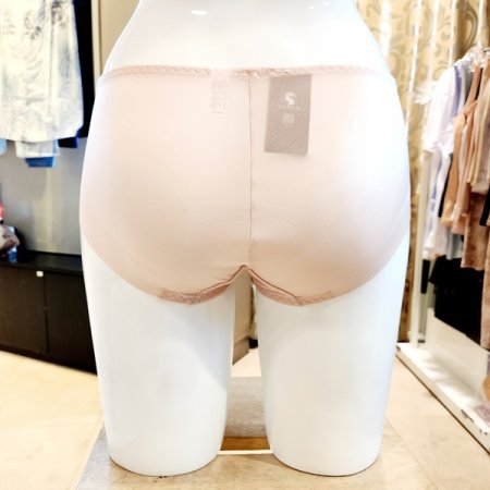 여성 피콧 레이스 헴라인팬티