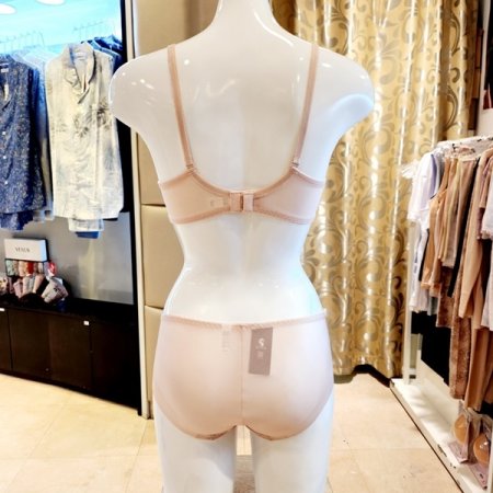 피콧레이스 패드브라 헴팬티세트