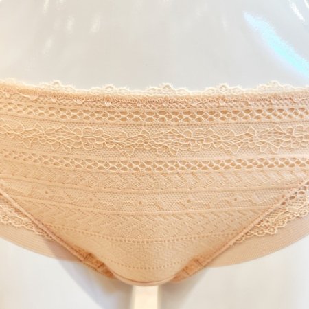 자카드레이스 헴라인팬티 2택1