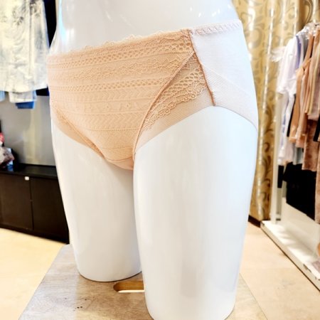 자카드레이스 헴라인팬티 2택1