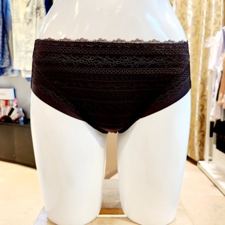 자카드레이스 헴라인팬티 2택1