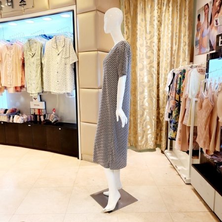 넉넉한핏 주름가공 원피스 홈웨어