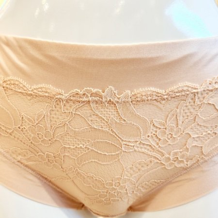 4종세트 자카드레이스 여성 헴팬티