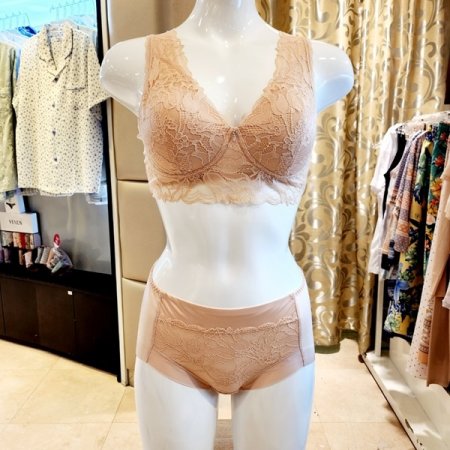 몰드컵 탑 컵란쥬 헴팬티세트