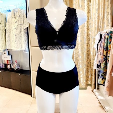 몰드컵 탑 컵란쥬 헴팬티세트