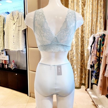 레이스 몰드 탑 컵란쥬 헴팬티 세트