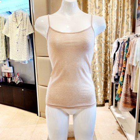 땀받이 인견 면폴리 여성 끈런닝