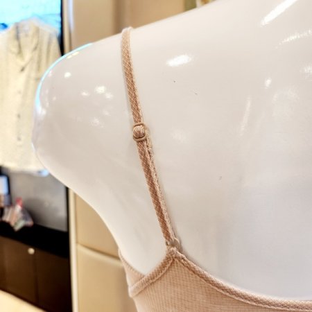 땀받이 인견 면폴리 여성 끈런닝