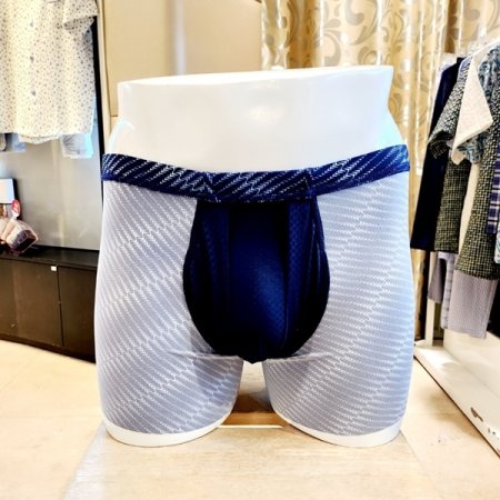 남성 오픈매직 부메랑나염 드로즈팬티