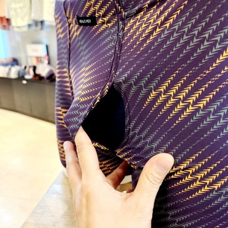 남성 오픈매직 부메랑나염 드로즈팬티