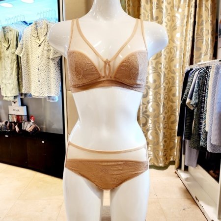 오르화 슬림패드 노와이어브라 팬티세트