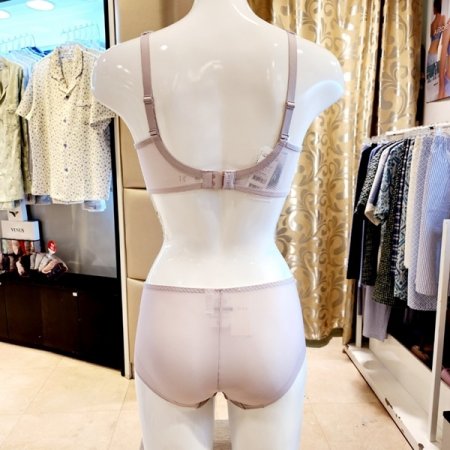 C컵D컵 노패드 노와이어브라 팬티세트