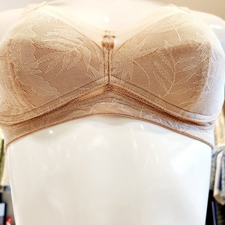 인견 넓은어깨끈 노와이어브라 AB컵