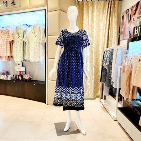 시원한감촉 스모핑 원피스 홈웨어