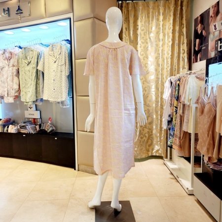 여름 면도비 야자수나염 원피스잠옷