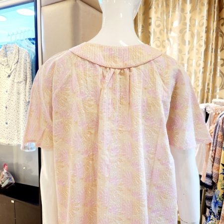 여름 면도비 야자수나염 원피스잠옷