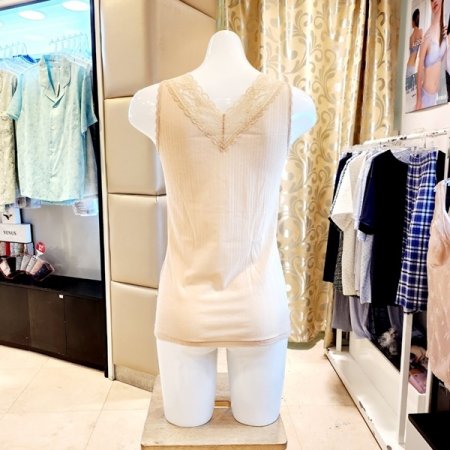 고급스러운 아사면 여성 런닝