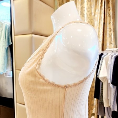 고급스러운 아사면 여성 런닝