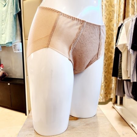 은은한 자가드 망 여성 헴팬티