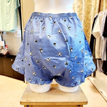 여자 면 팬더나염 트렁크 사각팬티