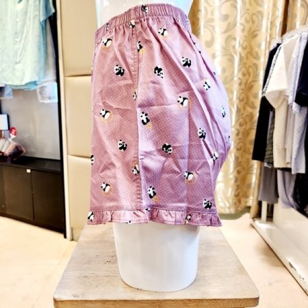 여자 면 팬더나염 트렁크 사각팬티
