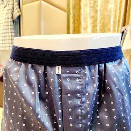 남성 나사나염 내측밴드 면트렁크