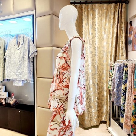 프릴민소매 부직포패드 홈웨어 상의