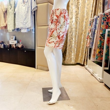 시원한 나뭇잎나염 반바지 여성홈웨어