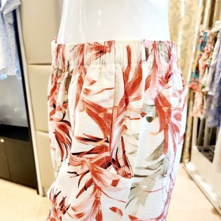 화사한 패드 민소매상의 반바지 홈웨어