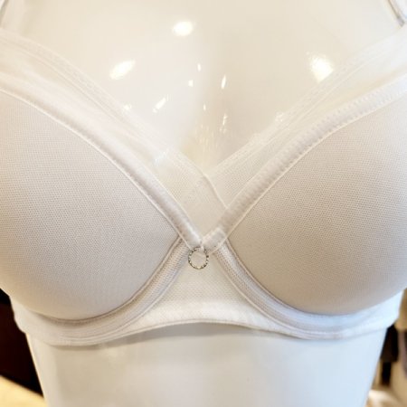 화이트 E컵F컵 쿨브라 헴팬티세트