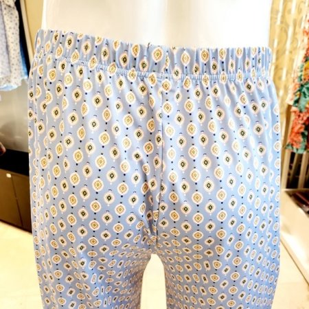 남성 스판 에스닉나염 반바지홈웨어