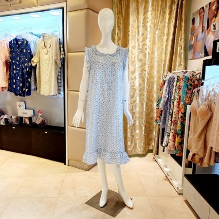 민소매 쿨 지지지 원피스 잠옷