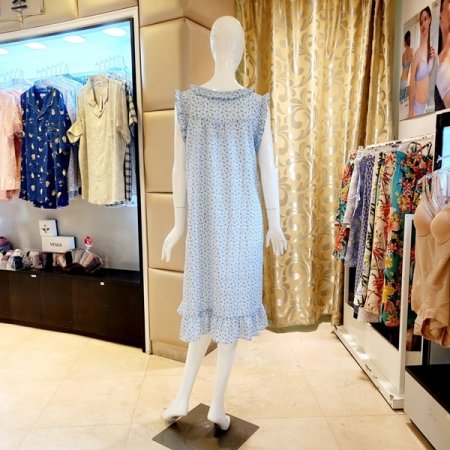 민소매 쿨 지지지 원피스 잠옷