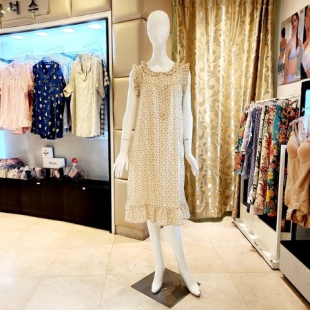 여름 쿨 지지미 원피스 파자마