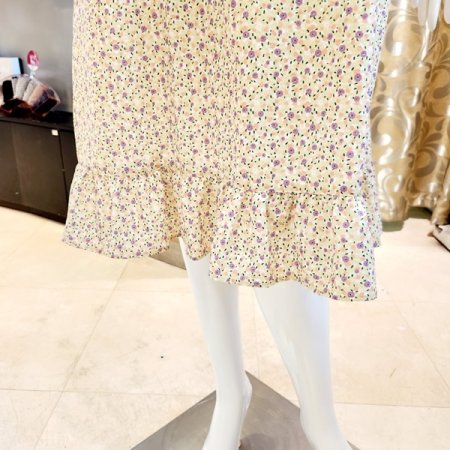 여름 쿨 지지미 원피스 파자마