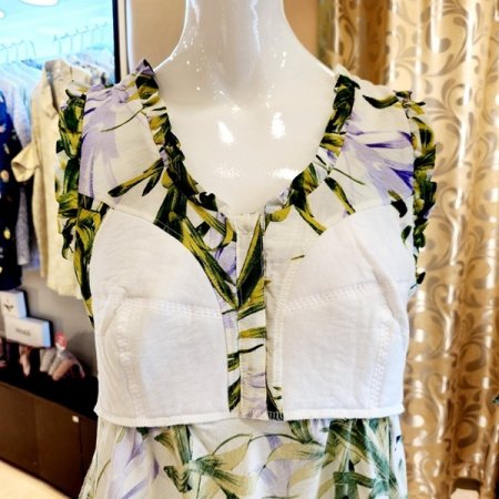 부직포패드 민소매 원피스 홈웨어