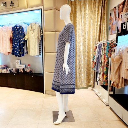 신축성좋은 냉감소재 원피스 홈웨어