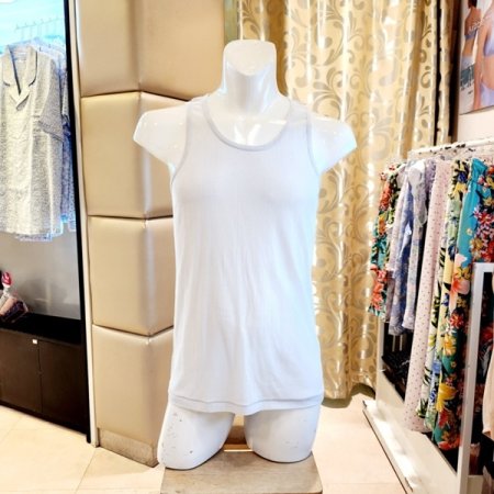 여름 고급 아사코튼 남자 민소매런닝