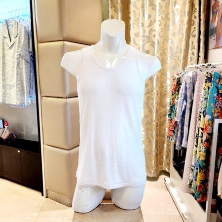 여름 고급 아사코튼 남자 민소매런닝