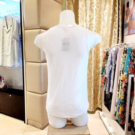 여름 고급 아사코튼 남자 민소매런닝