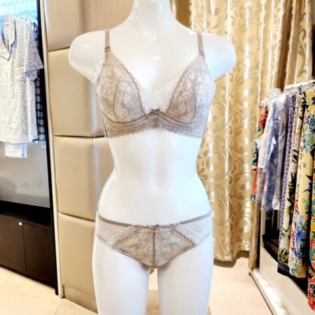 레이스몰드 보정브라 헴팬티세트AB컵