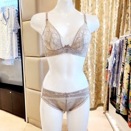 AB컵 레이스몰드보정브라 속옷세트