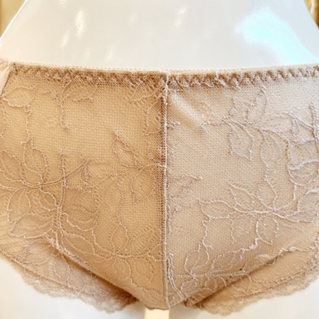 3색택1 밑위높은 부인군 헴라인팬티