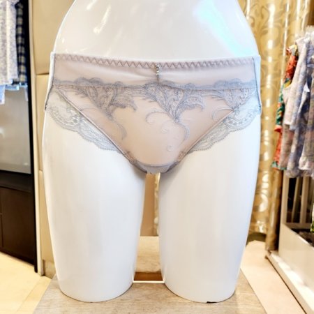 2색택1 튤레이스 헴라인 여성팬티