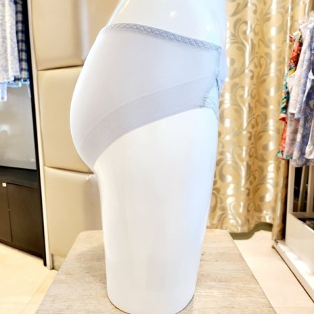 2색택1 튤레이스 헴라인 여성팬티