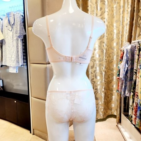 E컵 F컵 패드브라 레이스팬티 세트