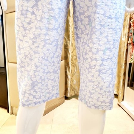 나뭇잎나염 면레이온 남자잠옷