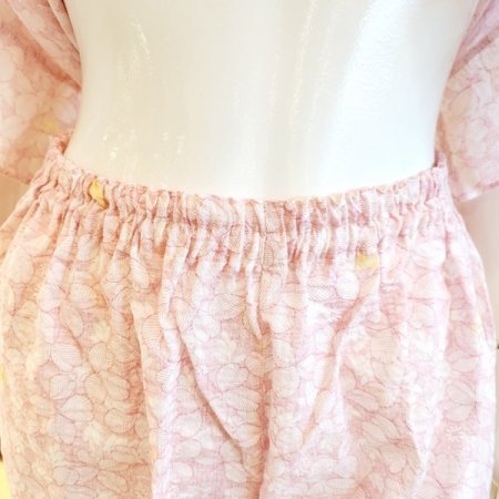 시원한 나뭇잎나염 여자 파자마세트